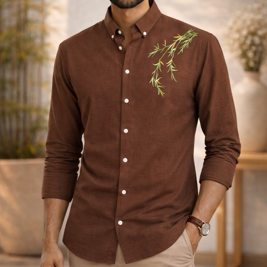 Japanese Cotton Emproidery Shirts