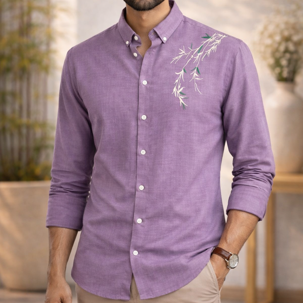 Japanese Cotton Emproidery Shirts