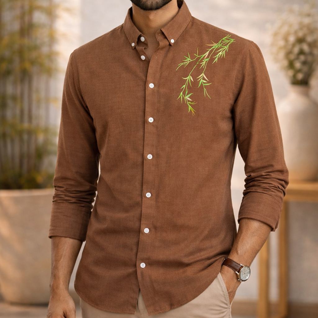 Japanese Cotton Emproidery Shirts