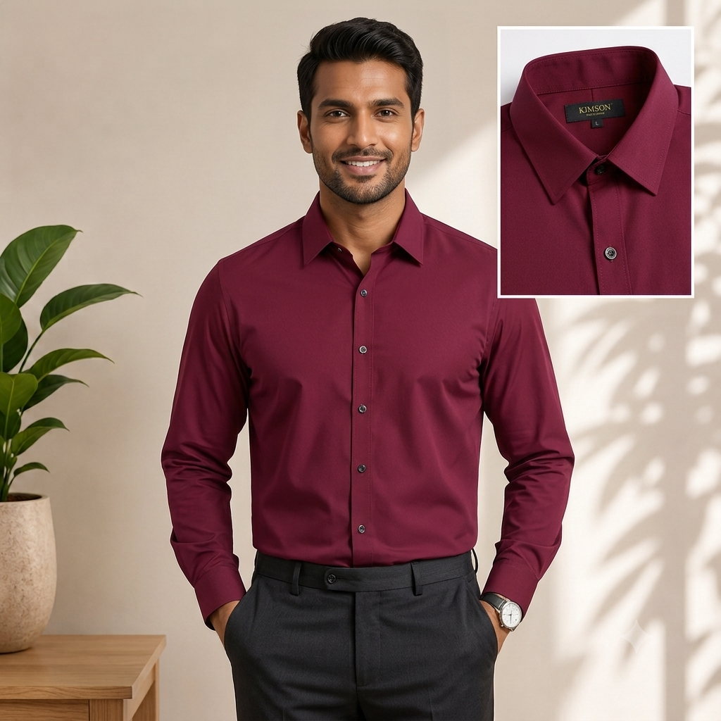 LASKA FABRIC [Maroon colour]