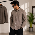 Golden Teri shirt [Beige-grey]
