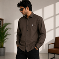 Golden Teri shirt [Chocolate Brown]