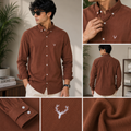 Baby Corduroy Shirt [Rust brown]
