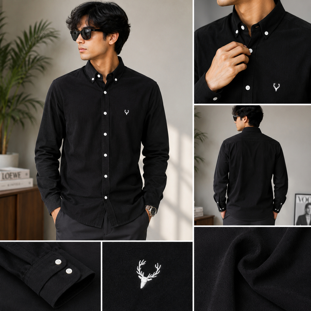 Baby Corduroy Shirt [black]