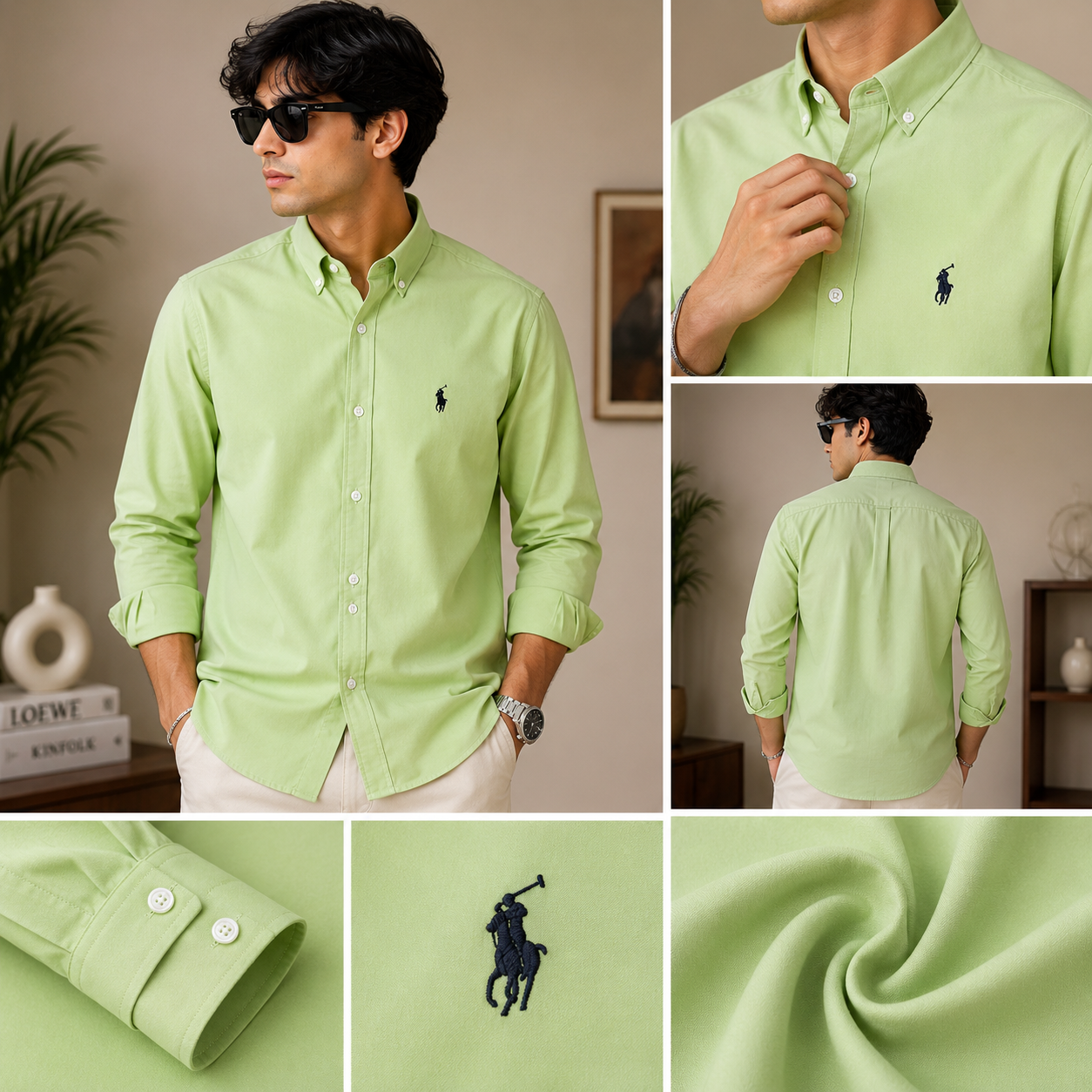 Oxford  Shirt  [Light Green]