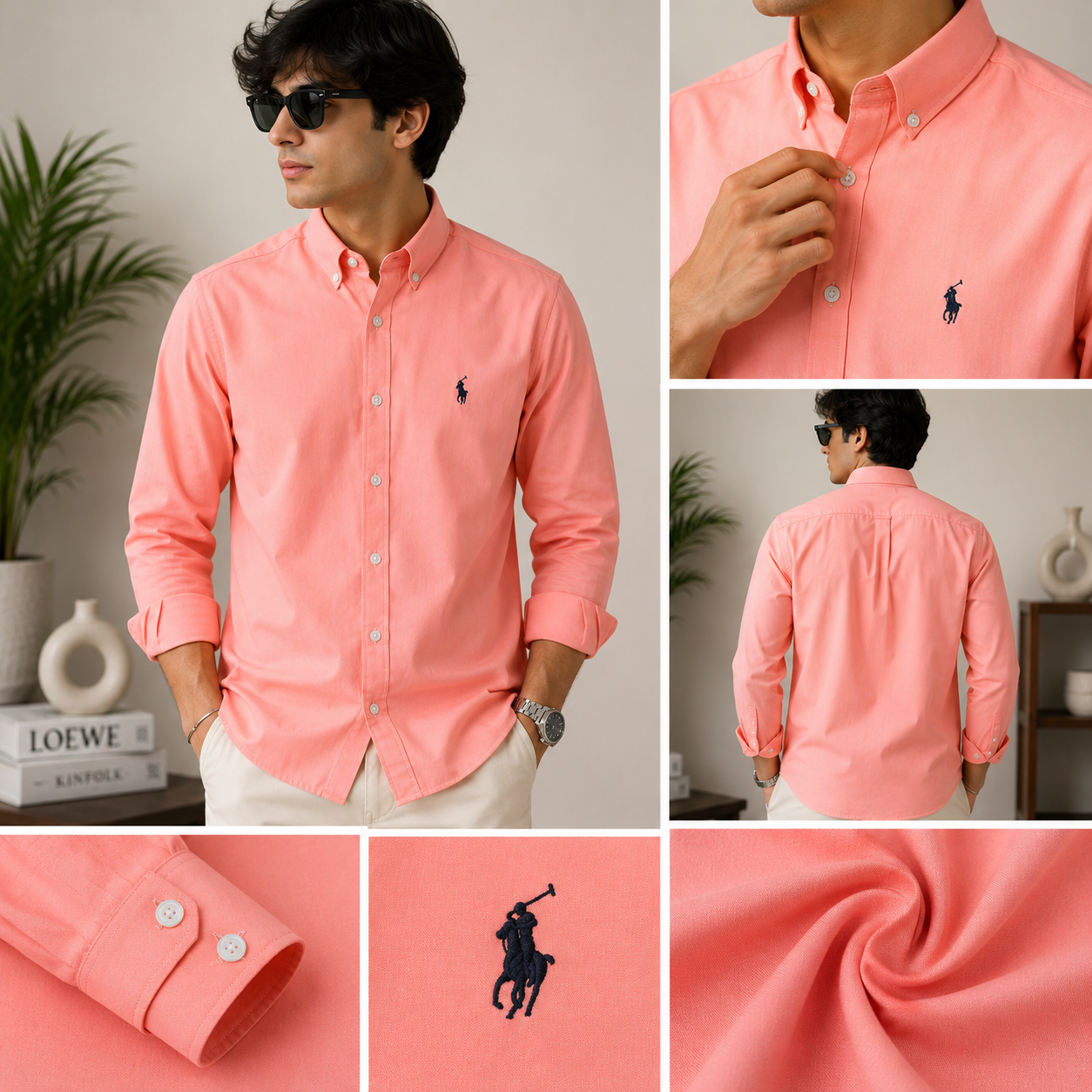 Oxford  Shirt  [ Pink ]