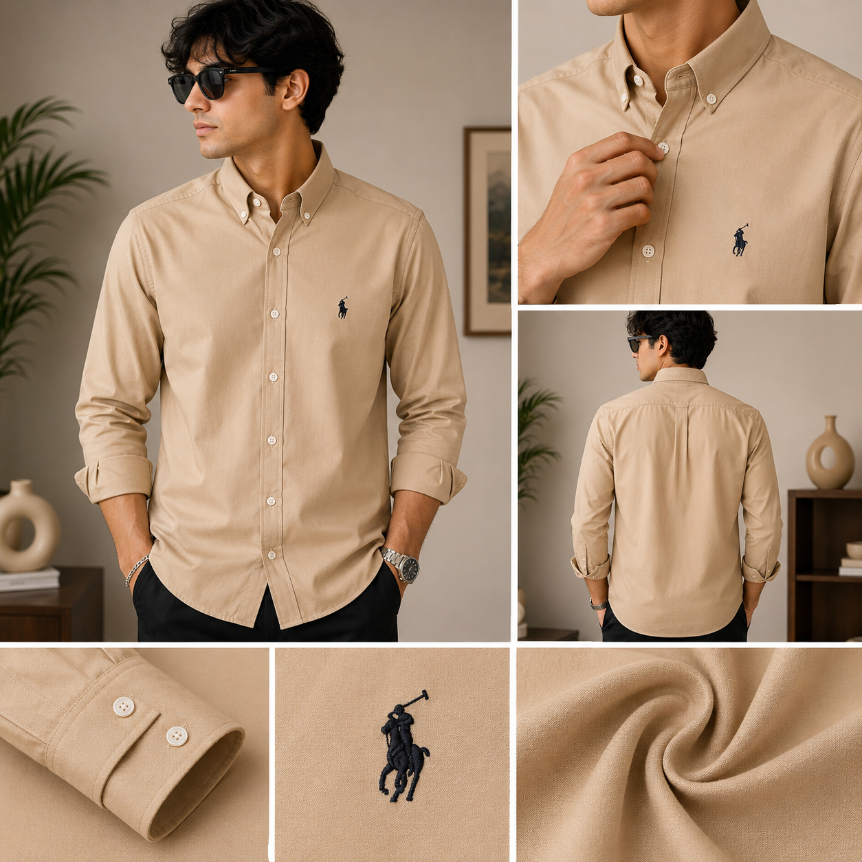Oxford  Shirt  [Light Khaki]